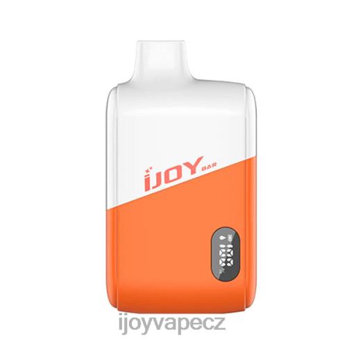 iJOY Disposable Vape Review - iJOY Bar Smart Vape 8000 šluků 2H44817 broskvová borůvka