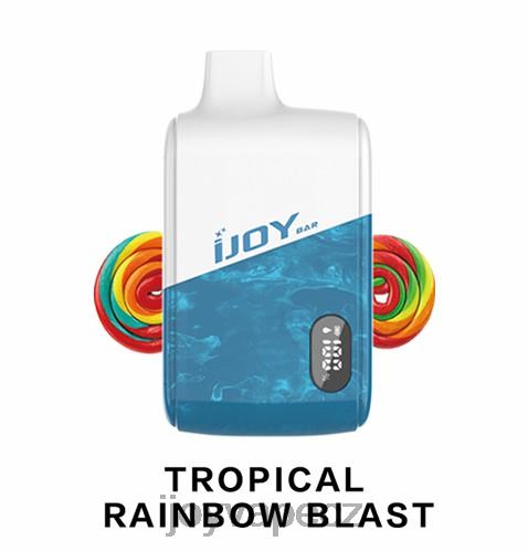 iJOY Disposable Vape Review - iJOY Bar IC8000 jednorázový 2H448197 tropický duhový výbuch