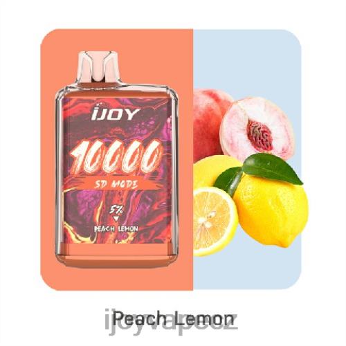 iJOY Disposable Vape Flavors - iJOY Bar SD10000 jednorázový 2H448168 broskvový citron