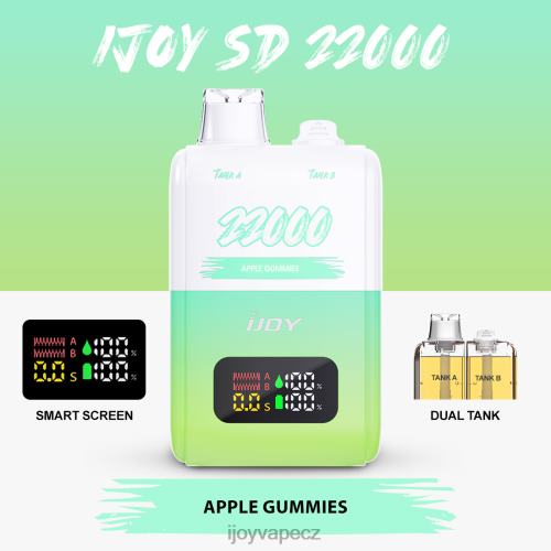 iJOY Vape Flavors - iJOY SD 22000 jednorázový 2H448145 jablečné gumičky